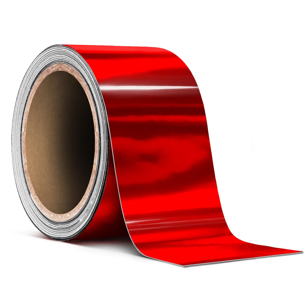 VViViD Holographic Red Chrome Pinstripe Vinyl Tape Roll (2 x 25ft)